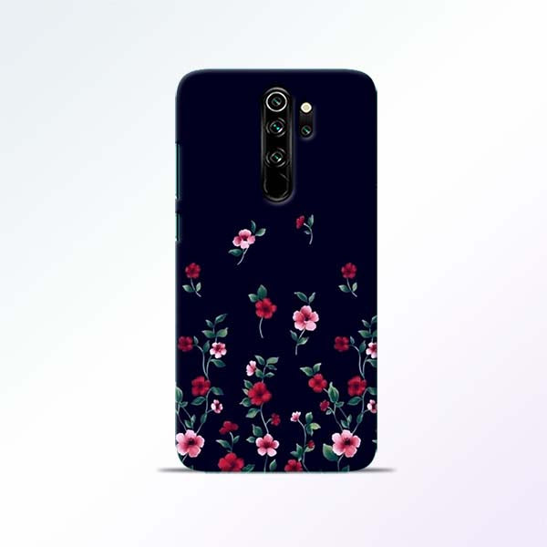 Black Flower Redmi Note 8 Pro Mobile Cases