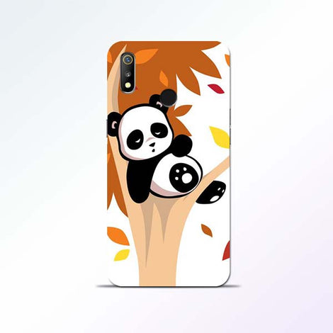Black Panda Realme 3 Mobile Cases