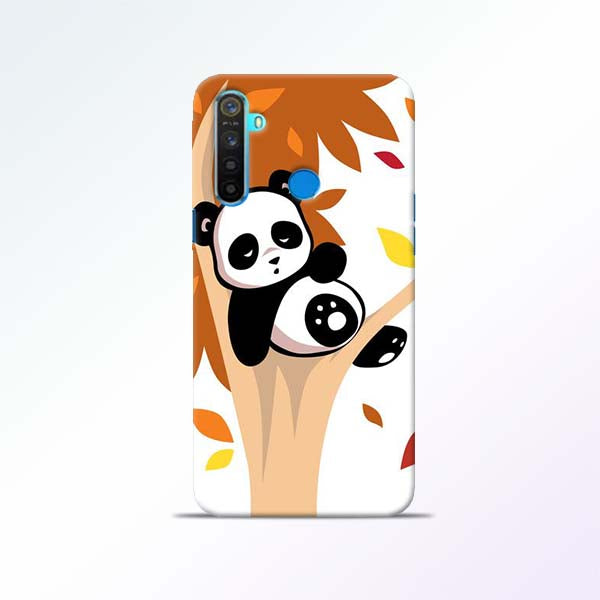 Black Panda Realme 5 Mobile Cases
