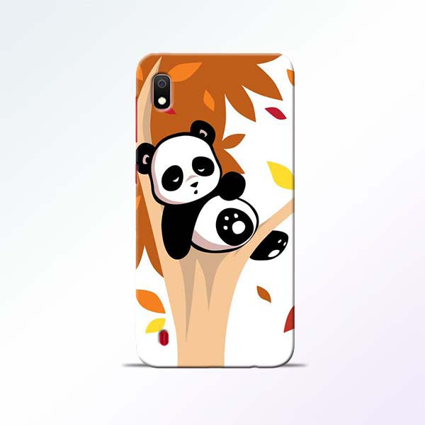 Black Panda Samsung Galaxy A10 Mobile Cases