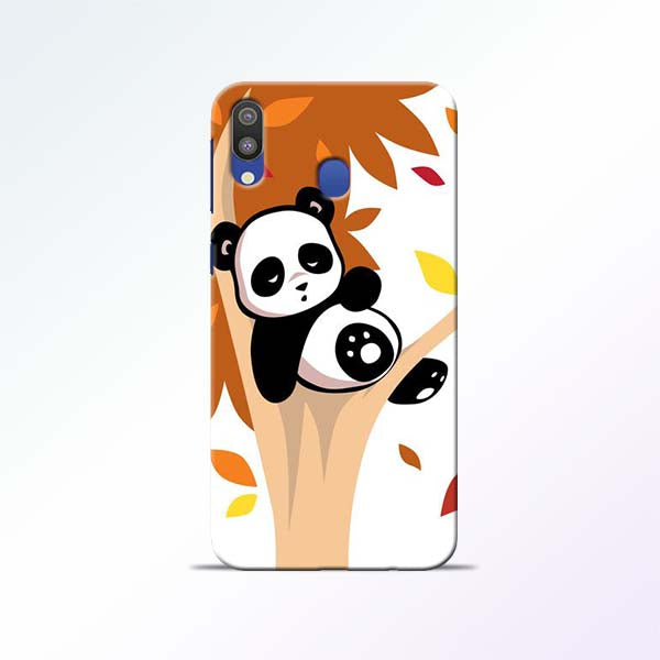 Black Panda Samsung Galaxy M20 Mobile Cases