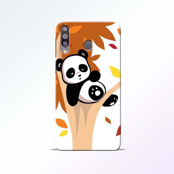 Black Panda Samsung Galaxy M30 Mobile Cases