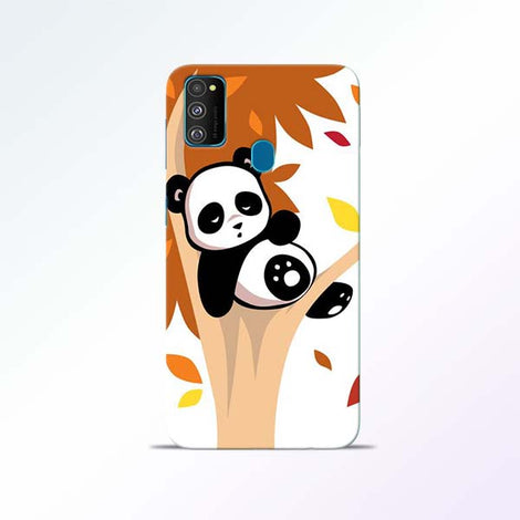 Black Panda Samsung Galaxy M30s Mobile Cases
