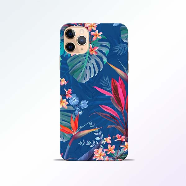 Blue Floral iPhone 11 Pro Mobile Cases