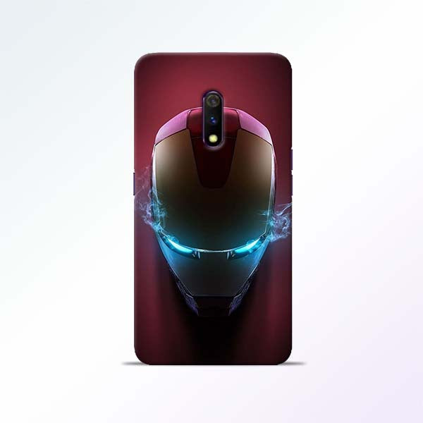 Blue Iron Man Realme X Mobile Cases