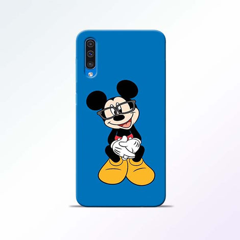 Blue Mickey Samsung Galaxy A50 Mobile Cases