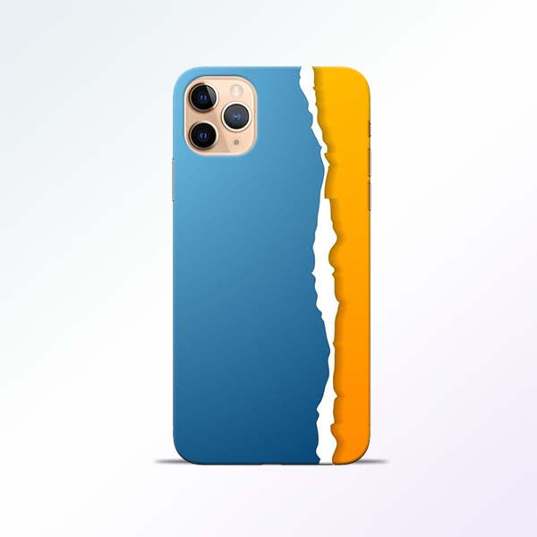 Blue Yellow iPhone 11 Pro Mobile Cases