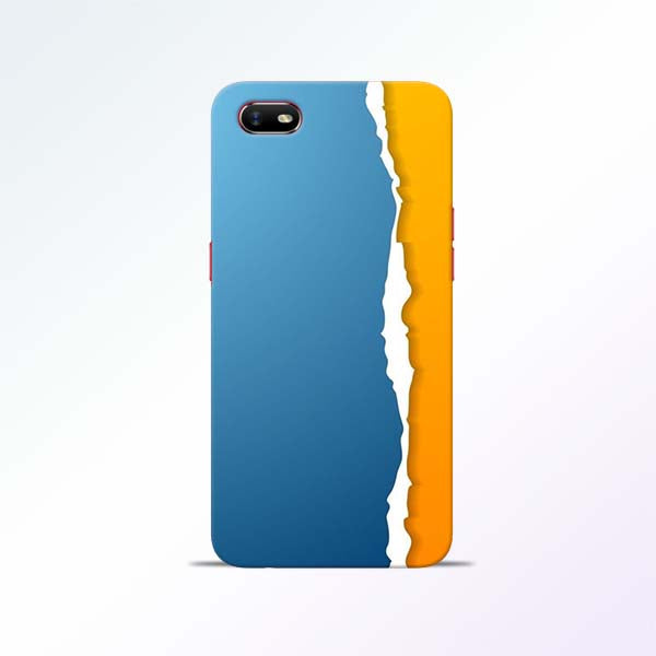 Blue Yellow Oppo A1K Mobile Cases
