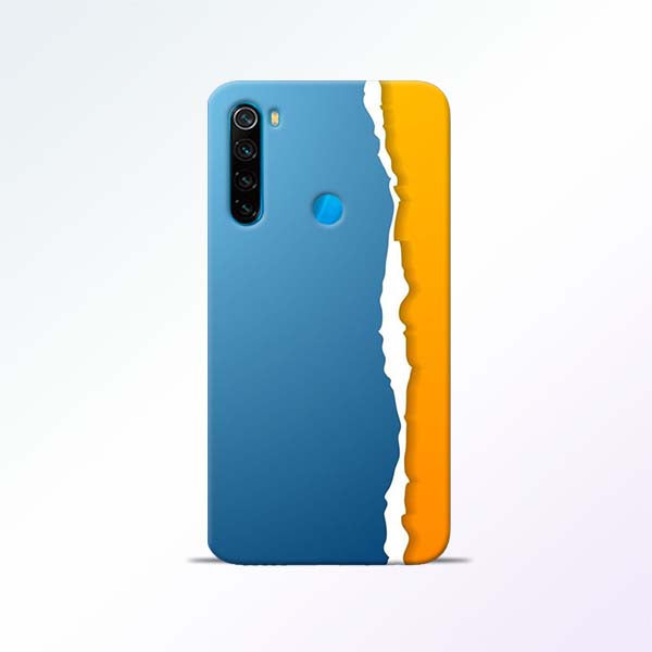 Blue Yellow Redmi Note 8 Mobile Cases