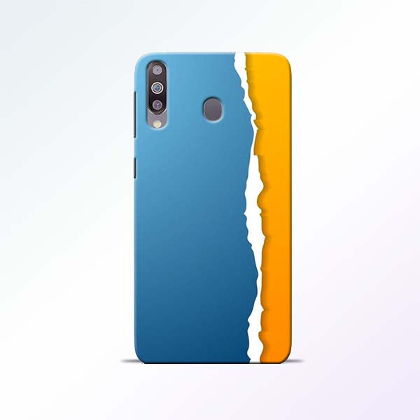 Blue Yellow Samsung Galaxy M30 Mobile Cases