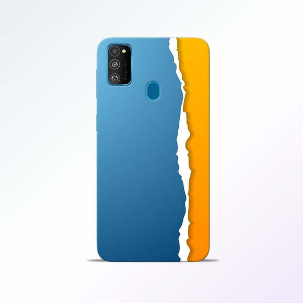 Blue Yellow Samsung Galaxy M30s Mobile Cases