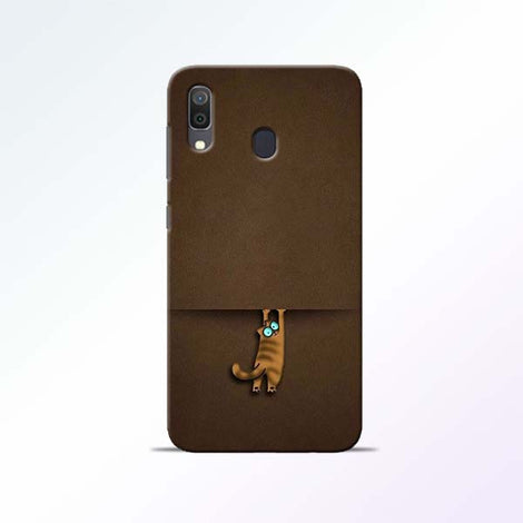 Cat Hang Samsung Galaxy A30 Mobile Cases