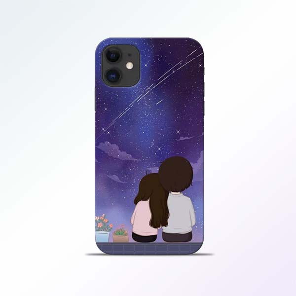 Couple Sit iPhone 11 Mobile Cases