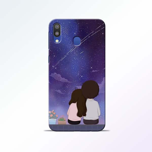 Couple Sit Samsung Galaxy M20 Mobile Cases