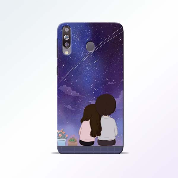 Couple Sit Samsung Galaxy M30 Mobile Cases