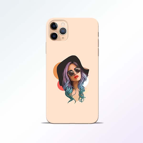 Girl Sketch iPhone 11 Pro Mobile Cases