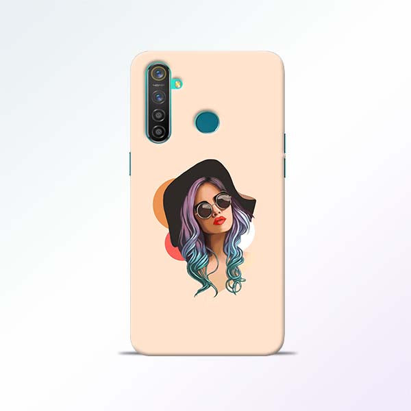 Girl Sketch Realme 5 Pro Mobile Cases