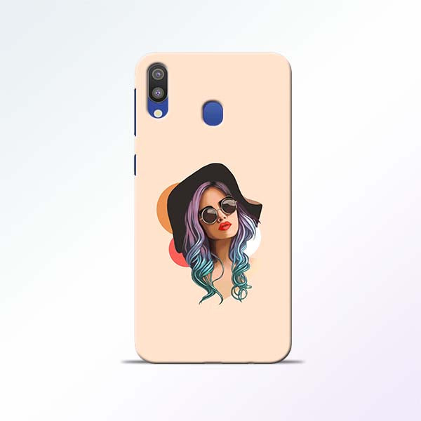 Girl Sketch Samsung Galaxy M20 Mobile Cases