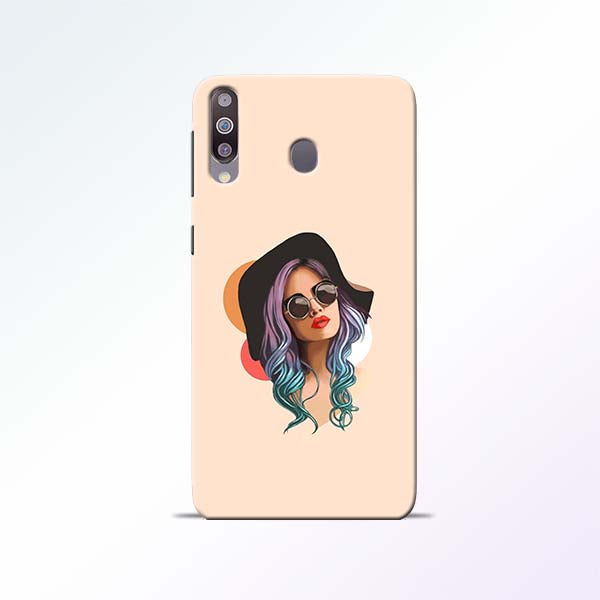 Girl Sketch Samsung Galaxy M30 Mobile Cases