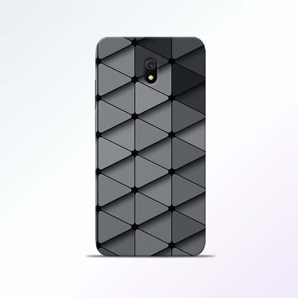 Grey Crystal Redmi 8A Mobile Cases
