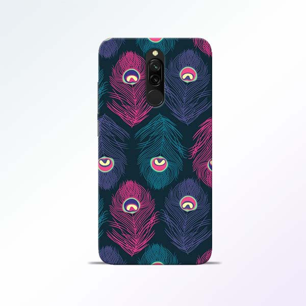 Peacock Feather Redmi 8 Mobile Cases