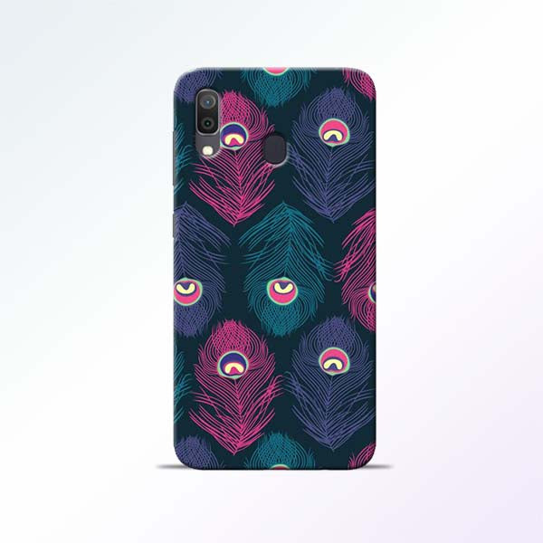 Peacock Feather Samsung Galaxy A30 Mobile Cases