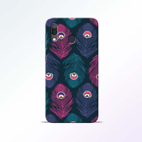 Peacock Feather Samsung Galaxy A30 Mobile Cases