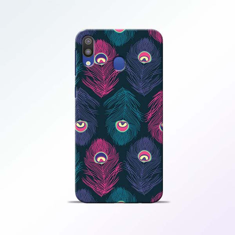 Peacock Feather Samsung Galaxy M20 Mobile Cases