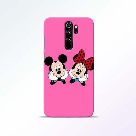 Pink Cartoon Redmi Note 8 Pro Mobile Cases