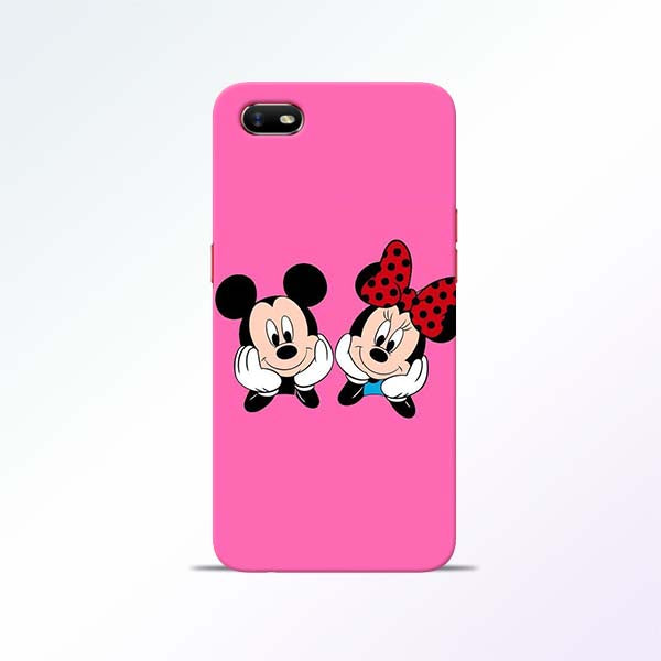 Pink Cartoon Oppo A1K Mobile Cases