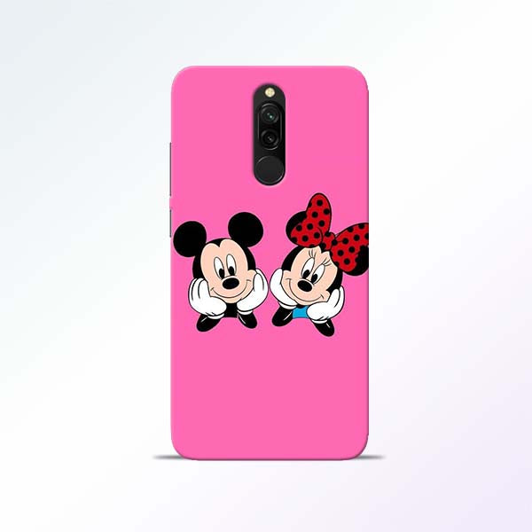Pink Cartoon Redmi 8 Mobile Cases