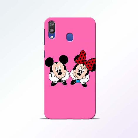 Pink Cartoon Samsung Galaxy M20 Mobile Cases