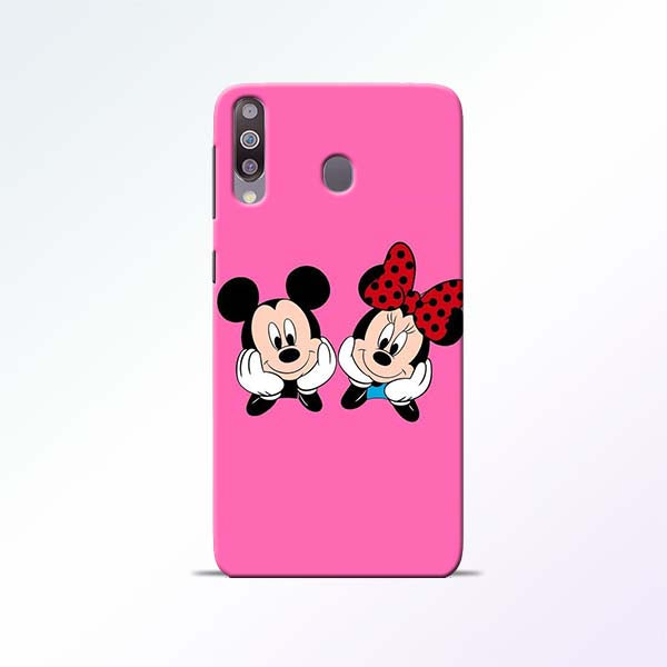 Pink Cartoon Samsung Galaxy M30 Mobile Cases
