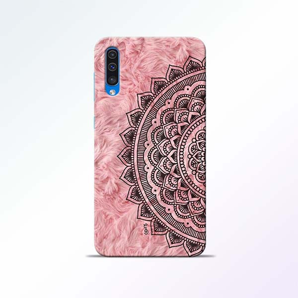 Pink Mandala Samsung Galaxy A50 Mobile Cases