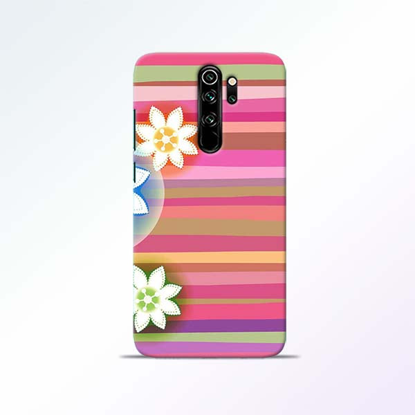 Pink Stripes Redmi Note 8 Pro Mobile Cases