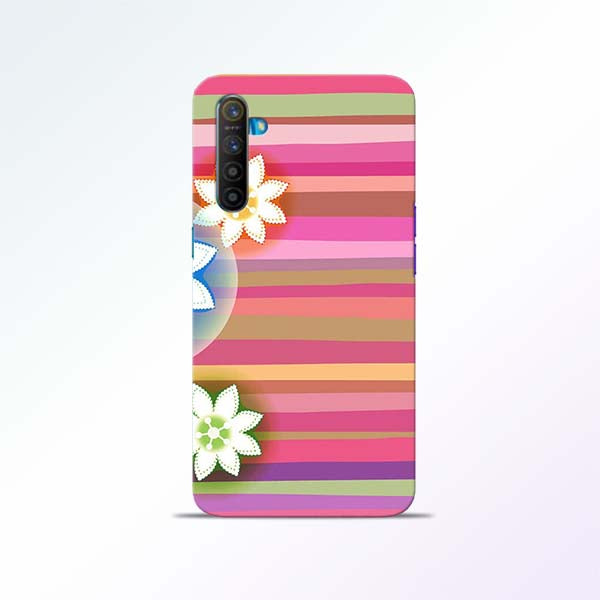 Pink Stripes Realme XT Mobile Cases