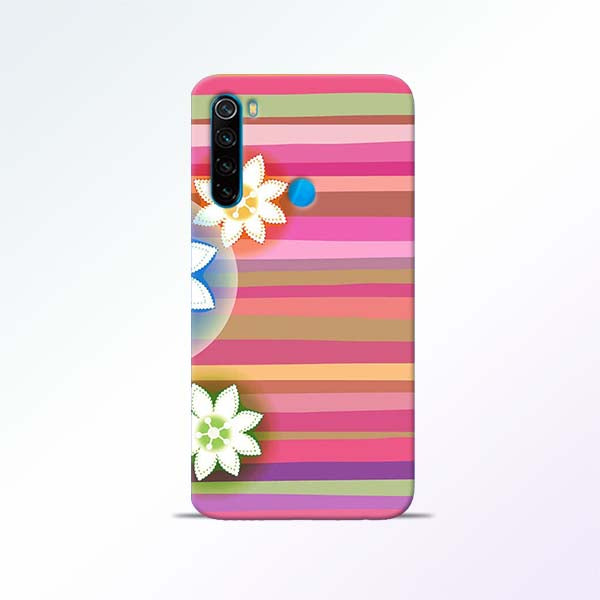 Pink Stripes Redmi Note 8 Mobile Cases