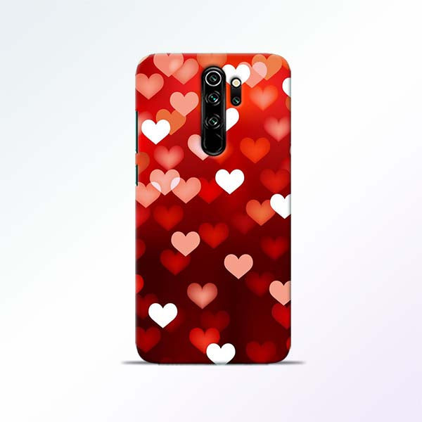 Red Heart Redmi Note 8 Pro Mobile Cases