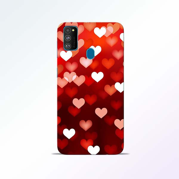 Red Heart Samsung Galaxy M30s Mobile Cases