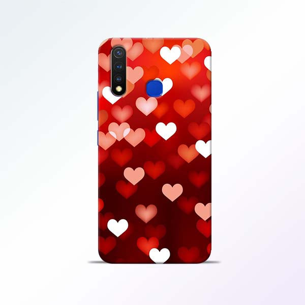 Red Heart Vivo U20 Mobile Cases