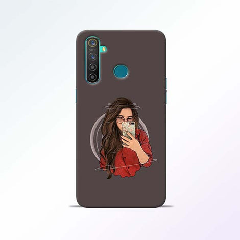 Selfie Girl Realme 5 Pro Mobile Cases