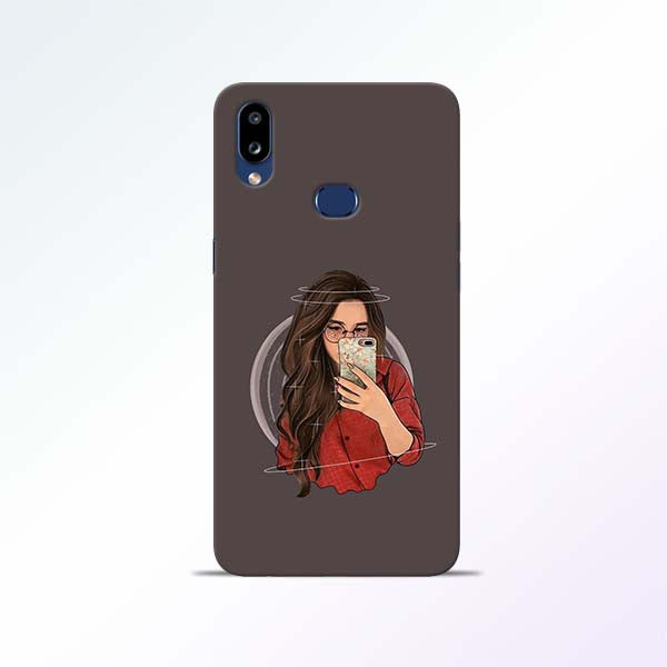 Selfie Girl Samsung Galaxy A10s Mobile Cases