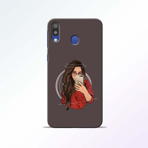 Selfie Girl Samsung Galaxy M20 Mobile Cases
