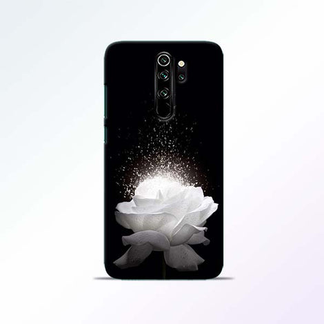 White Rose Redmi Note 8 Pro Mobile Cases