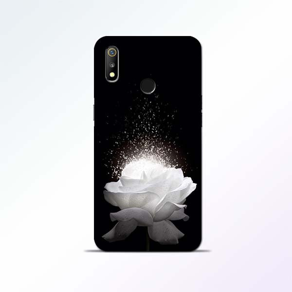 White Rose Realme 3 Mobile Cases