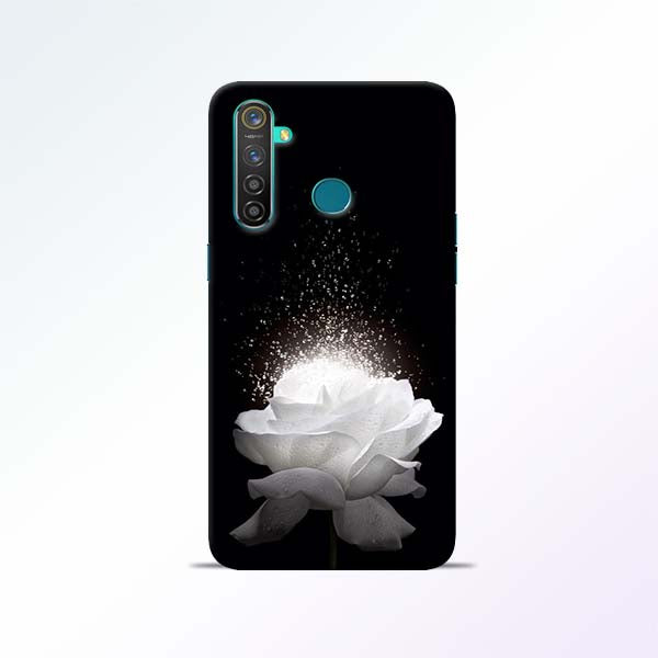 White Rose Realme 5 Pro Mobile Cases