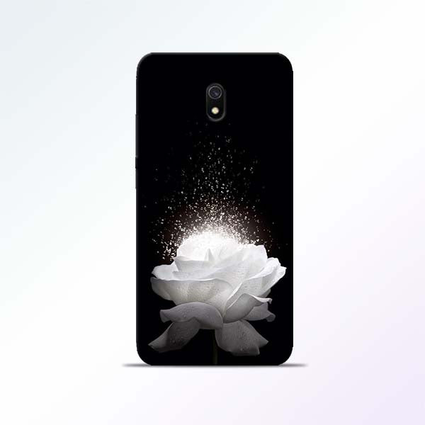 White Rose Redmi 8A Mobile Cases