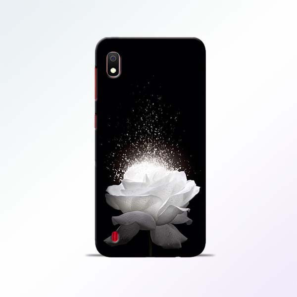 White Rose Samsung Galaxy A10 Mobile Cases