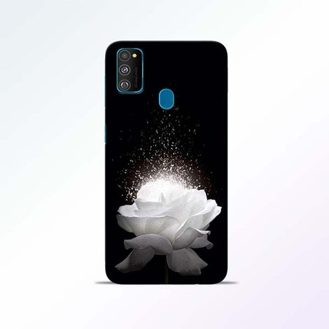White Rose Samsung Galaxy M30s Mobile Cases