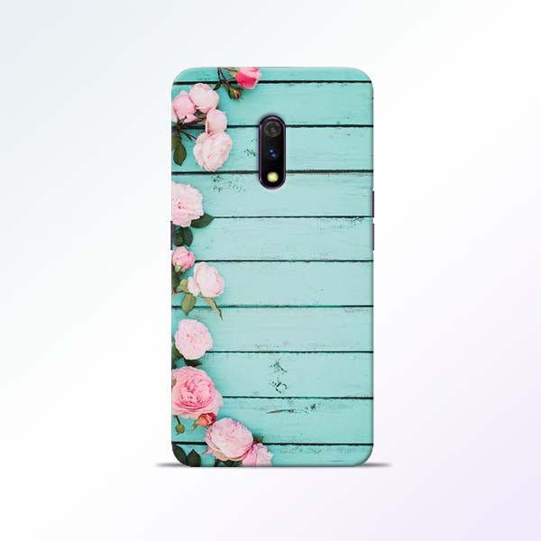 Wood Flower Realme X Mobile Cases